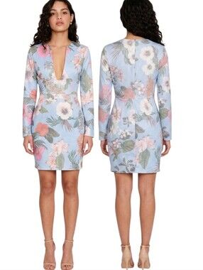 ISLA CO for REVOLVE West Coast Tropical Print Mini Dress - Size M